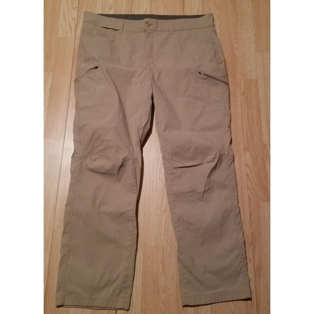 Eddie Bauer Rainier Men's 40x30 5-Pocket Stretch Cargo Pants Zip Pockets  Hiking
